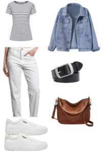 Classic Casual Chic Look-outfit idea for plane