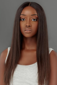 Sleek and Straight With a Middle Part