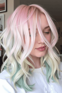 Pastel Peekaboo Hair