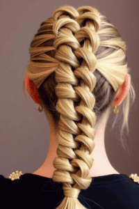 Bubble Braid Ponytail