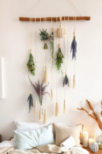 DIY Dried Floral Wall Hanging