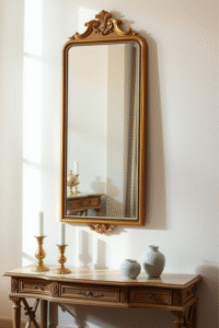 DIY Gold-Framed Mirror Upgrade