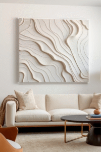 DIY Textured Canvas Art