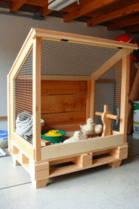 Wood Pallet Brooder Box
