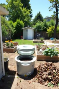 DIY Composting Station for Sustainable Gardening
