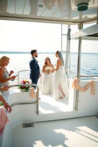 Floating Boat Yacht Wedding