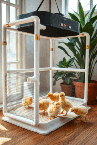 PVC Pipe Brooder Box
