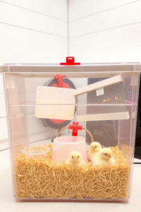 Plastic Storage Bin Brooder