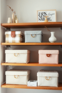 DIY Fabric-Covered Storage Boxes