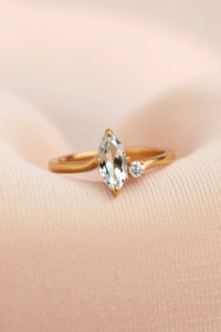 Asymmetrical Gemstone Ring
