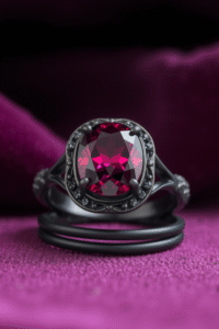 Rhodolite Garnet Ring