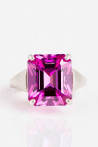 Pink Topaz Ring
