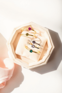 Stackable Birthstone Rings