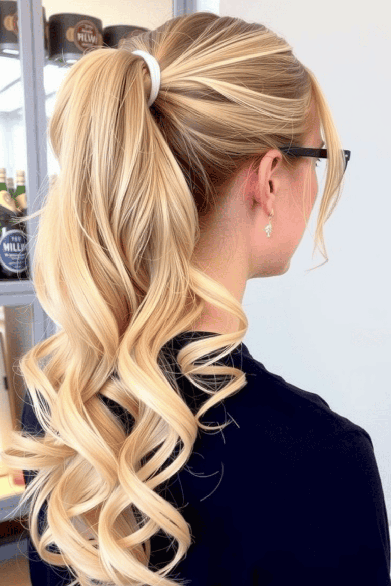 Soft Wavy Ponytail