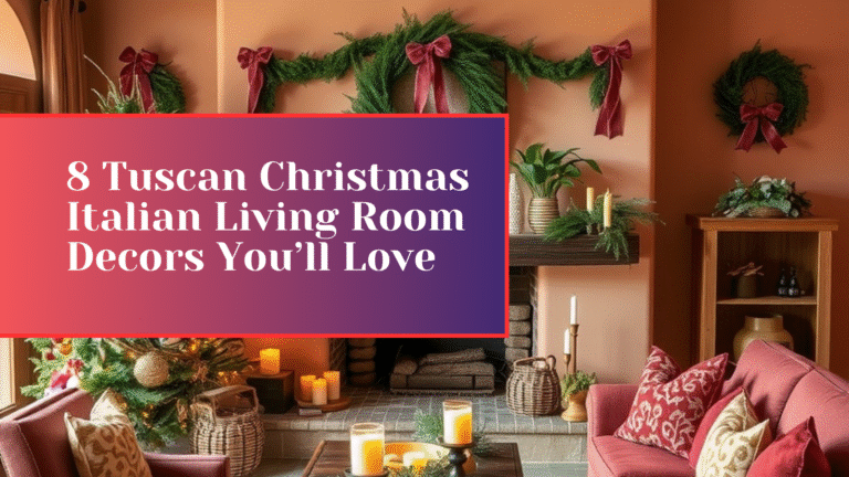 8 Tuscan Christmas Italian Living Room Decors You’ll Love